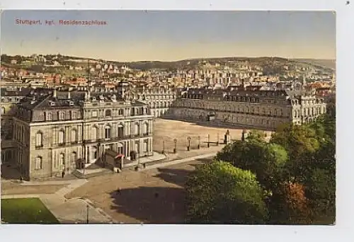 Stuttgart Kgl. Residenzschloss gl1911 31.085