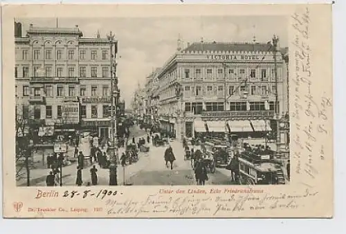 Berlin Unter den Linden Friedrichstraße gl1900 35.981