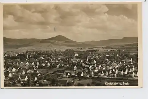 Kirchheim u. Teck Gesamtansicht Fotokarte ngl 31.474