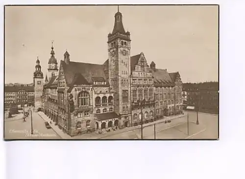 Chemnitz Das Rathaus ngl 17.537