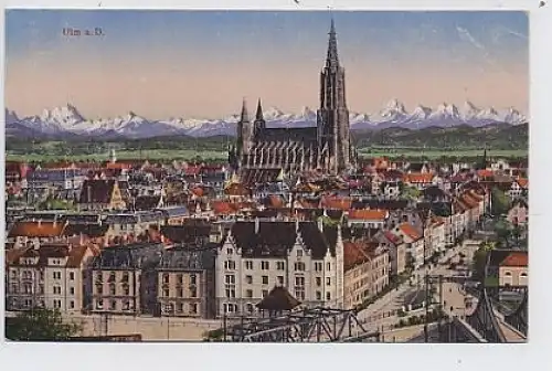 Ulm an der Donau - Teilansicht ngl 35.686