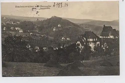 Badenweiler mit Oberweiler gl1914 32.001