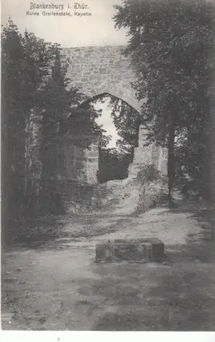 Bad Blankenburg Ruine Greifenstein Kapelle ngl B4493