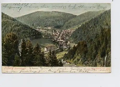 Triberg im Schwarzwald - Gesamtansicht gl1907 31.147