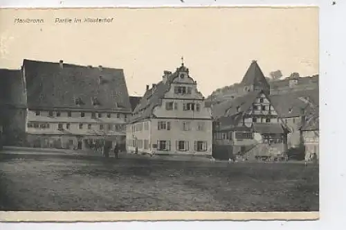 Kloster Maulbronn Partie im Klosterhof ngl 40.678