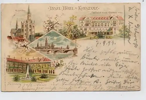 Konstanz a.B. - Teilansichten, Münster… gl1899 32.073