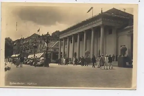 Baden-Baden Kurhaus-Promenade gl1929 40.900