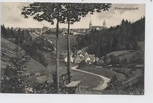 Freudenstadt - Teilansicht gl1912 32.118