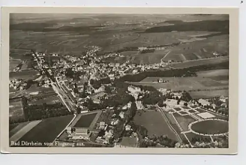 Bad Dürrheim Schwarzwald vom Flugzeug gl1935 30.853