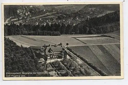 Burghalde b.Liebenzell vom Flugzeug aus gl1933 40.844