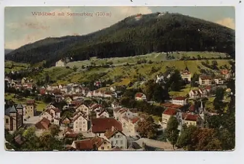 Wildbad mit Sommerberg - Teilansicht gl1920 75.799