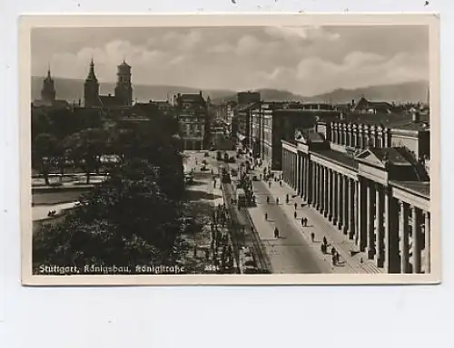 Stuttgart Königsbau Königstraße gl1937 40.172