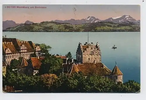 Meersburg Uferansicht gl1919 31.427