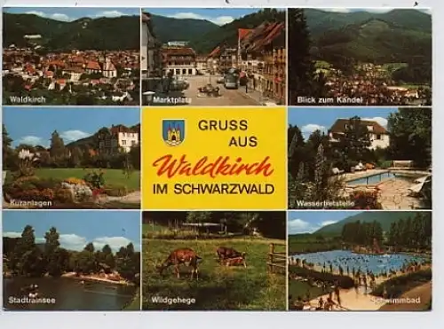 Waldkirch Mehrbildkarte glca.1980 36.193