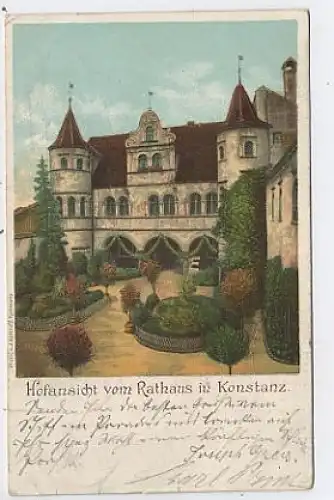 Konstanz Hofansicht vom Rathaus gl1900 40.025