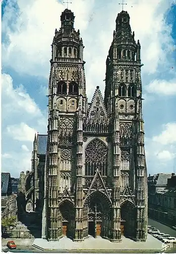 Tours Cathédrale Saint-Gatien gl1985 C0240