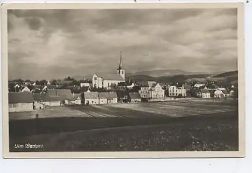 Ulm (Baden) mit Kirche ngl 40.544