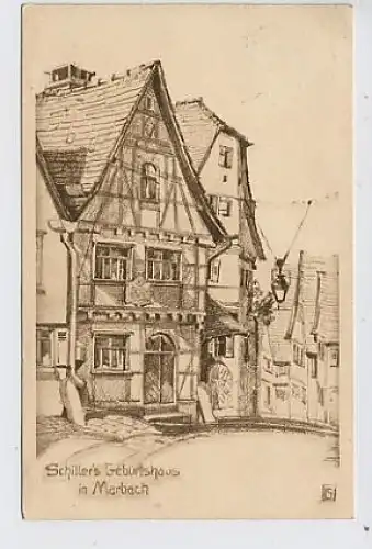 Schillers Geburtshaus in Marbach gl1916 31.188