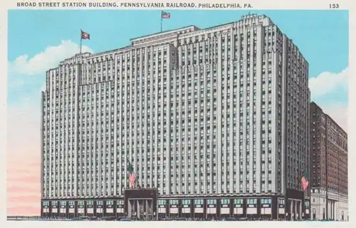 Philadelphia, Pa. Broad Street Station Bldg ngl 204.505