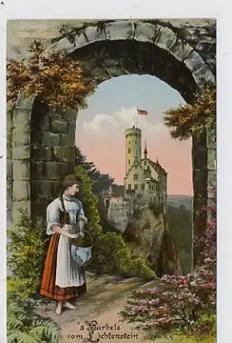 s´Bärbele vom Lichtenstein gl1915 35.733