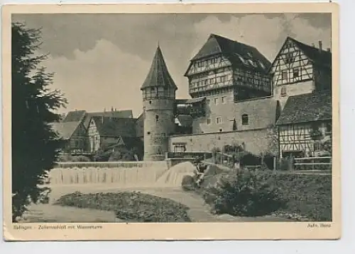 Balingen Zollernschloss mit Wasserturm ngl 32.201