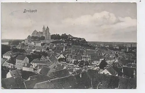 Breisach mit Kirche gl1908 40.106