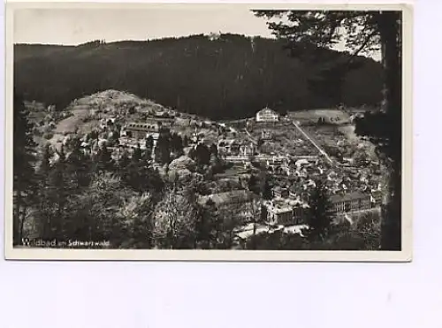 Wildbad Gesamtansicht Fotokarte gl1938 14.162