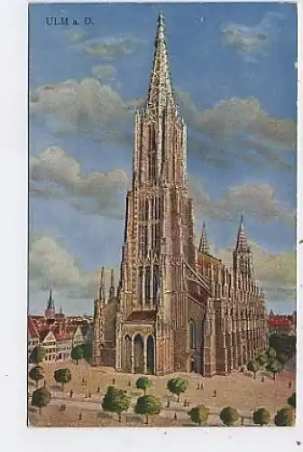 Ulm a.D. Das mächtige Münster ngl 41.244