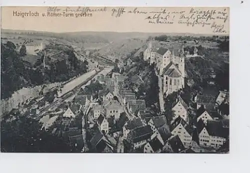 Haigerloch Hohenz. Ortsansicht gl1920 30.658