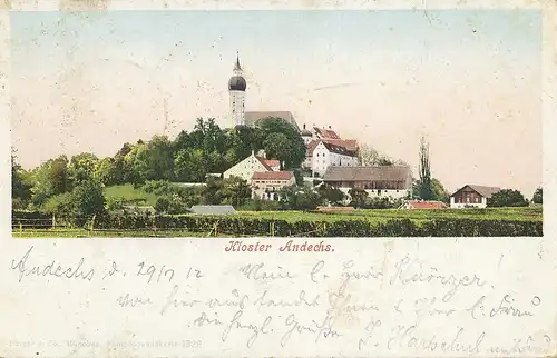 Kloster Andechs gl1912 120.262