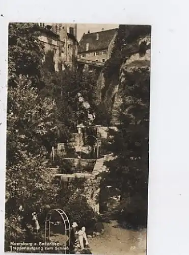 Meersburg Bodensee Treppe zum Schloß ngl 13.696