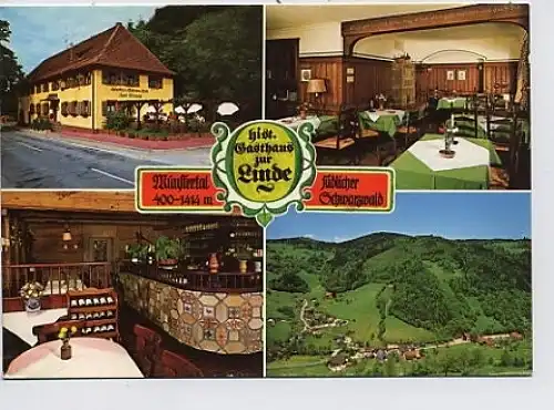 Münstertal Historisches Gasthaus Linde ngl 36.234