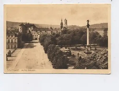 Stuttgart Altes Schloß Schloßplatz ngl 40.164