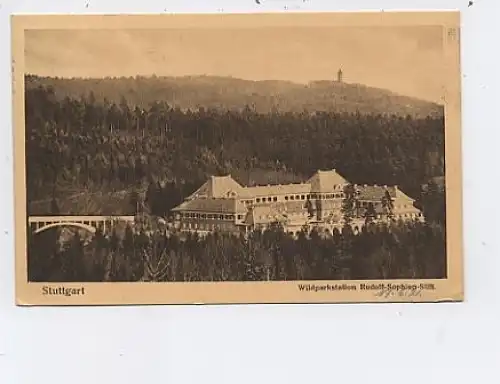 Stuttgart Wildparkstation Rud.Soph.Stift gl1921 40.193