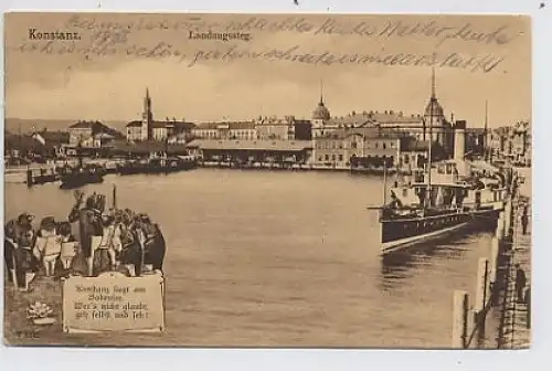 Konstanz Landungssteg gl1909 32.218