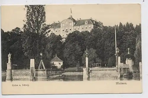 Mainau Hafen und Schloss ngl 31.337