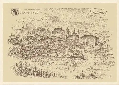 Stuttgart 1592 Künstler Schäfer-Grohe ngl 110.107