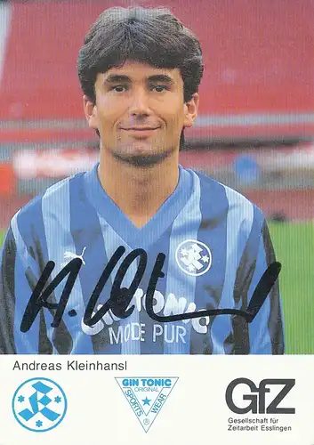 Fußball Stuttgarter Kickers Andreas Kleinhansl 112.689