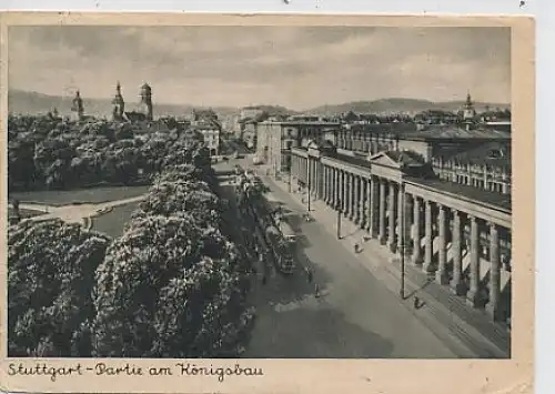 Stuttgart Partie am Königsbau gl1947 32.413