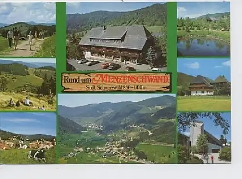 Menzenschwand Mehrbildkarte Umgebung ngl 35.904