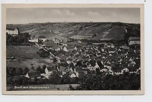 Gruß aus Niederstetten Luftbild gl1944 30.049