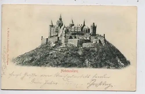 Hohenzollern - Reliefkarte gl1902 35.725