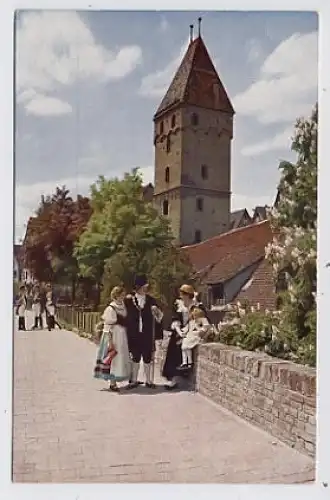 Ulm Metzgerturm mit Stadtmauer ngl 32.646