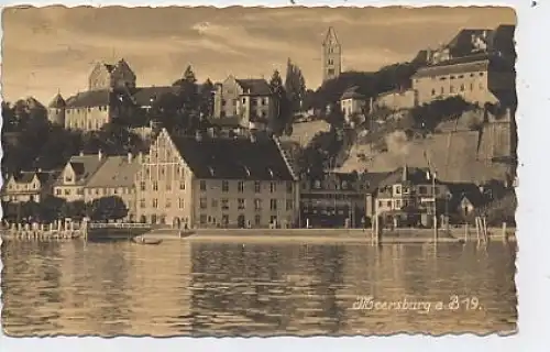 Meersburg vom Bodensee her gl1925 40.129