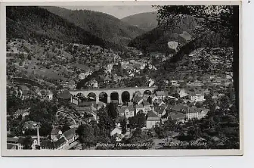 Hornberg Blick zum Viadukt gl1941 36.017