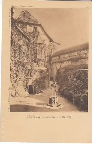 Eisenach Wartburg Burghof Brunnen ~1900 ngl B4281