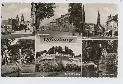 Offenburg Mehrbildkarte gl1957 36.031