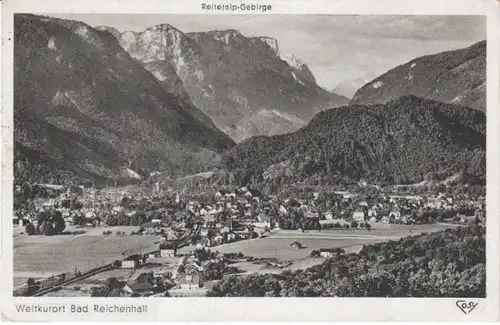 Bad Reichenhall gegen Reiteralp-Gebirge gl1958 22.155