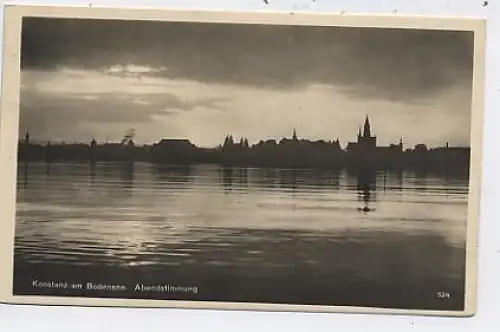 Konstanz Bodensee Abendstimmung gl1928 40.818