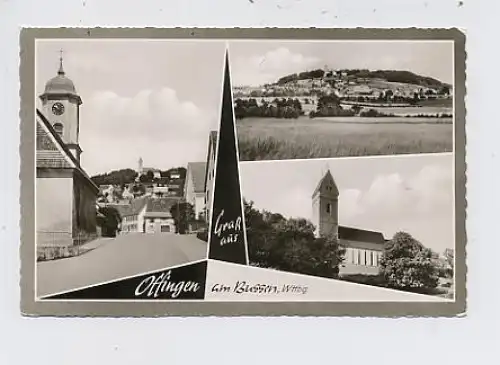 Offingen am Bussen Mehrbildkarte gl1962 36.081